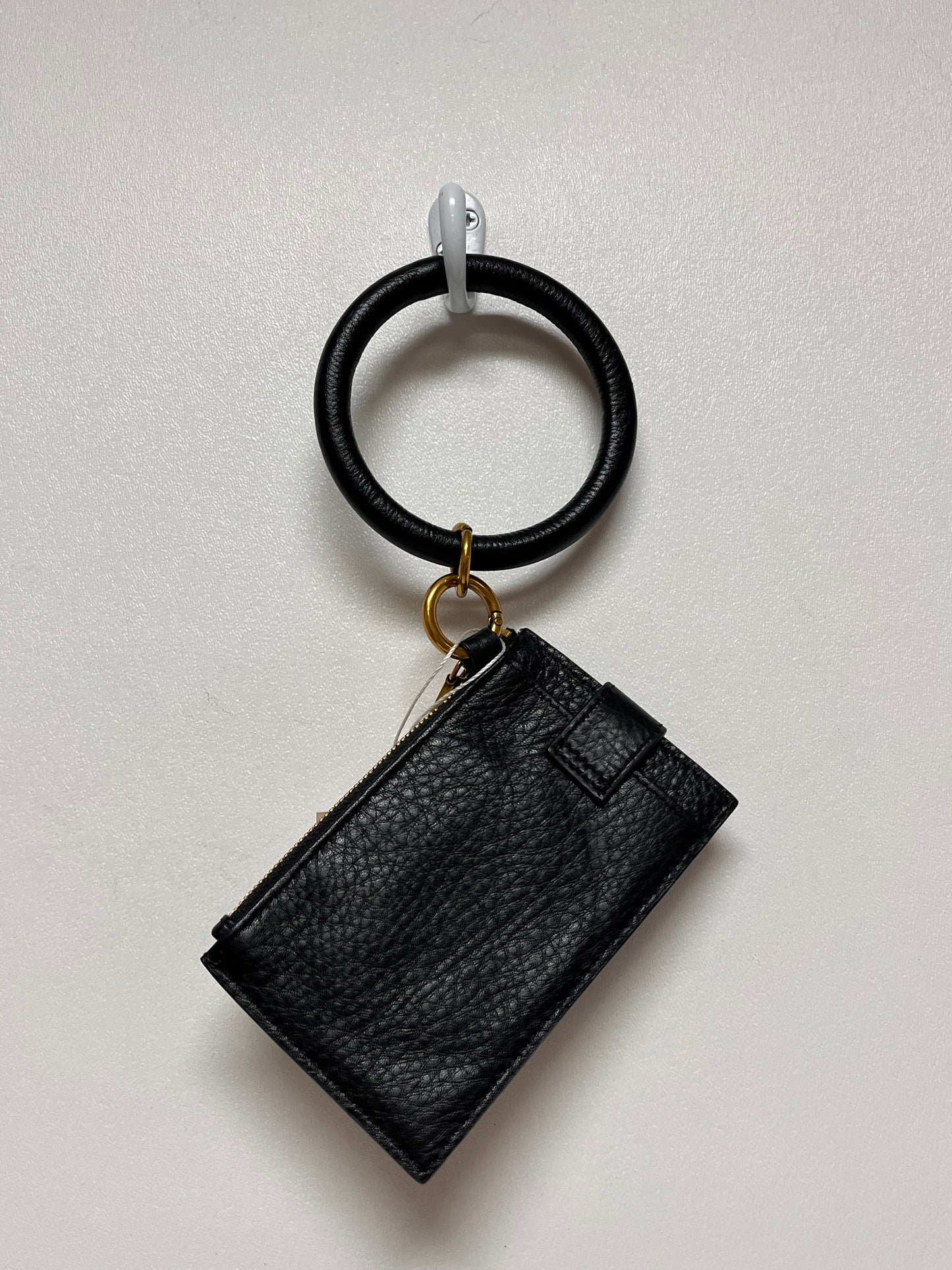 Hobo Wallet Black Credit Card Wristlet