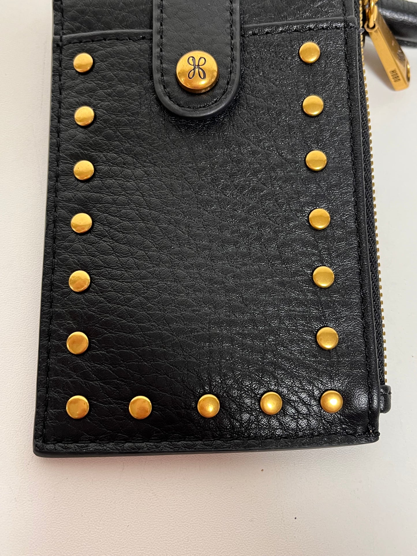 Hobo Wallet Black Credit Card Wristlet