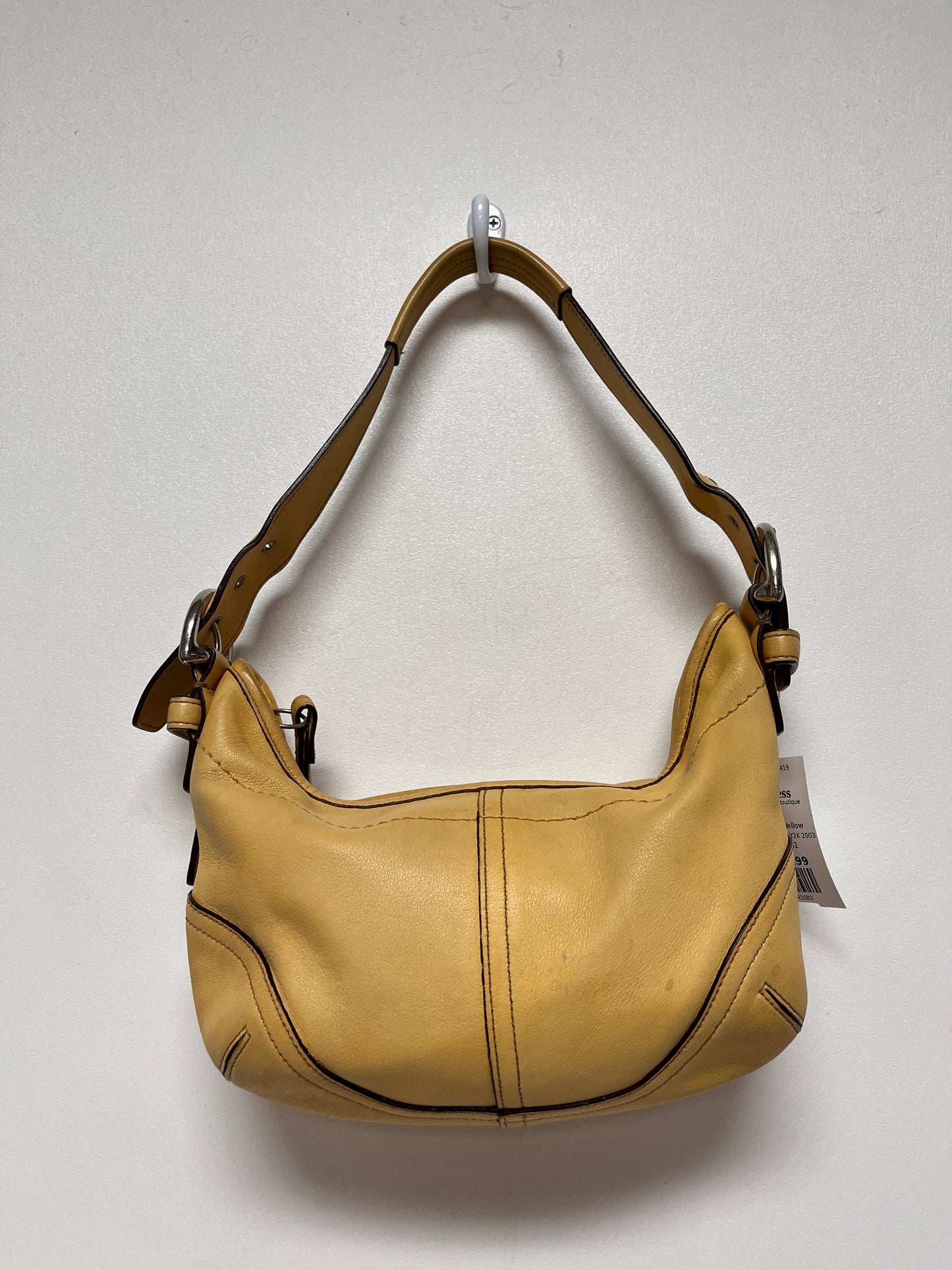 Coach Handbag Yellow Soho Small Hobo Y2K 2003 9541