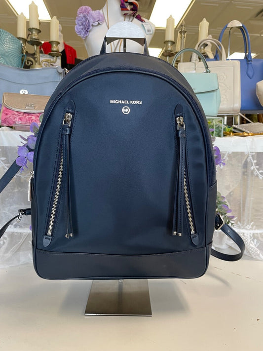 Navy Michael Kors Backpack