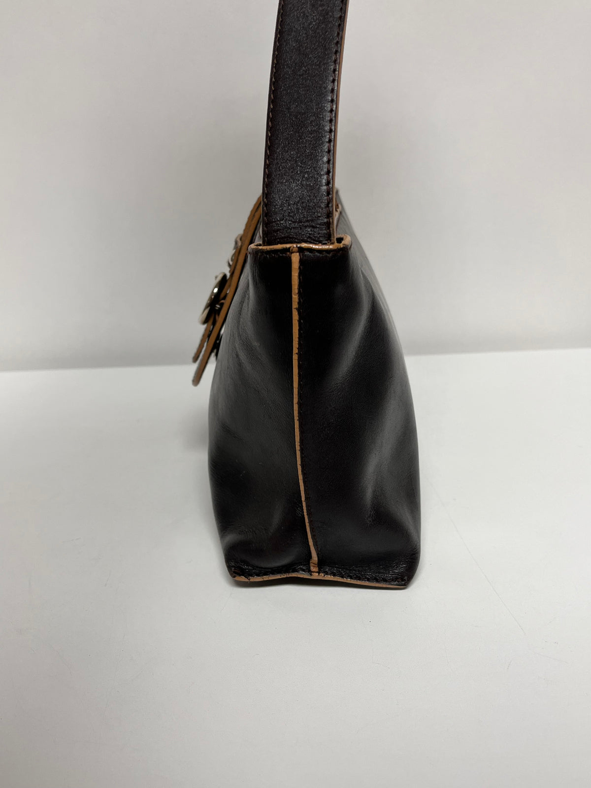Furla Handbag Dark Brown Shoulder Bag