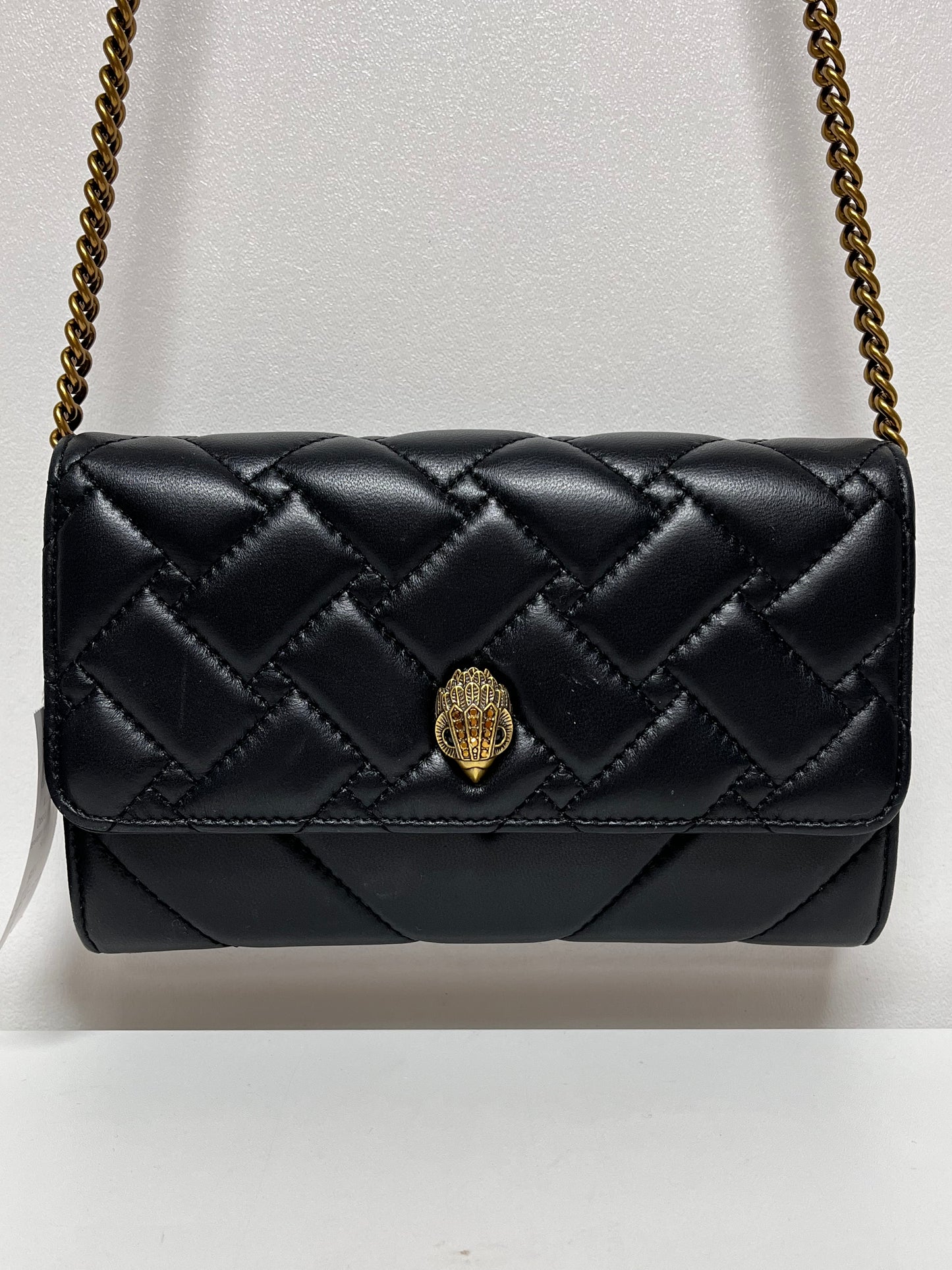 Kurt Geiger Crossbody Black Kensington Wallet on a Chain