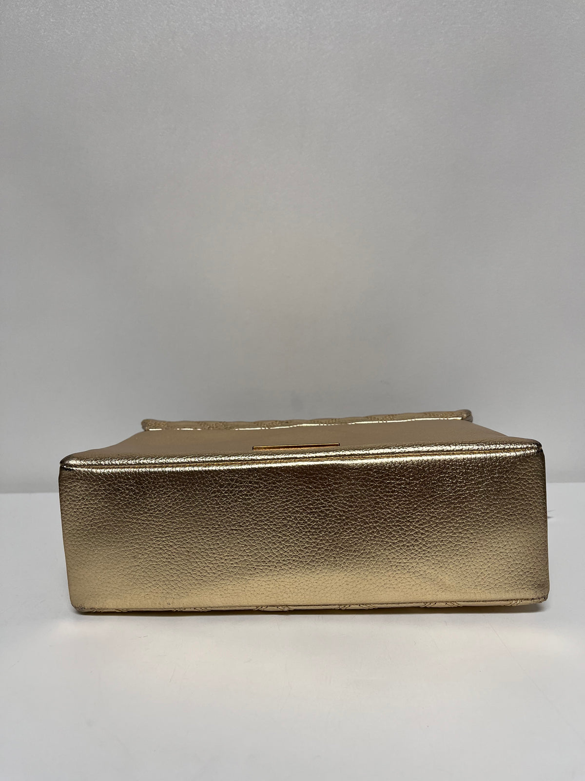 Kurt Geiger Handbag Gold Quilted Convertible