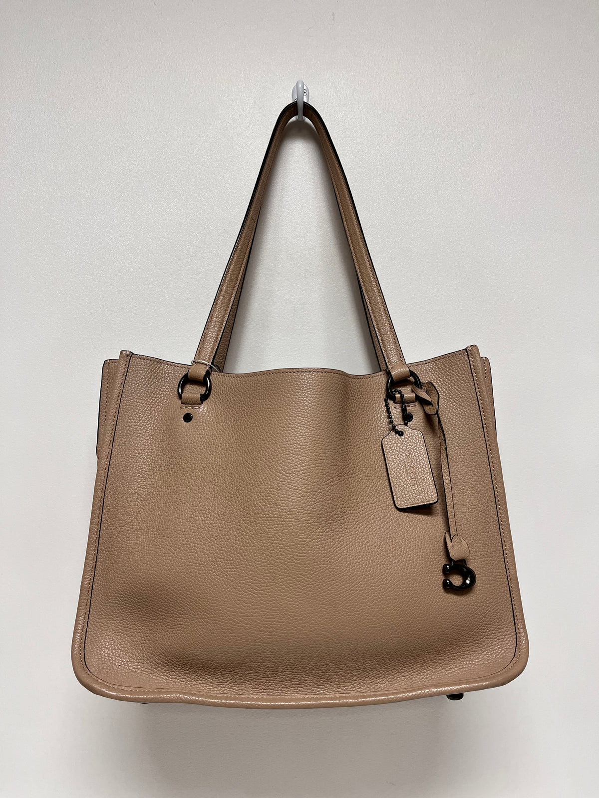 Coach Handbag Beige Tyler Carryall 2020 (missing crossbody strap) C2273