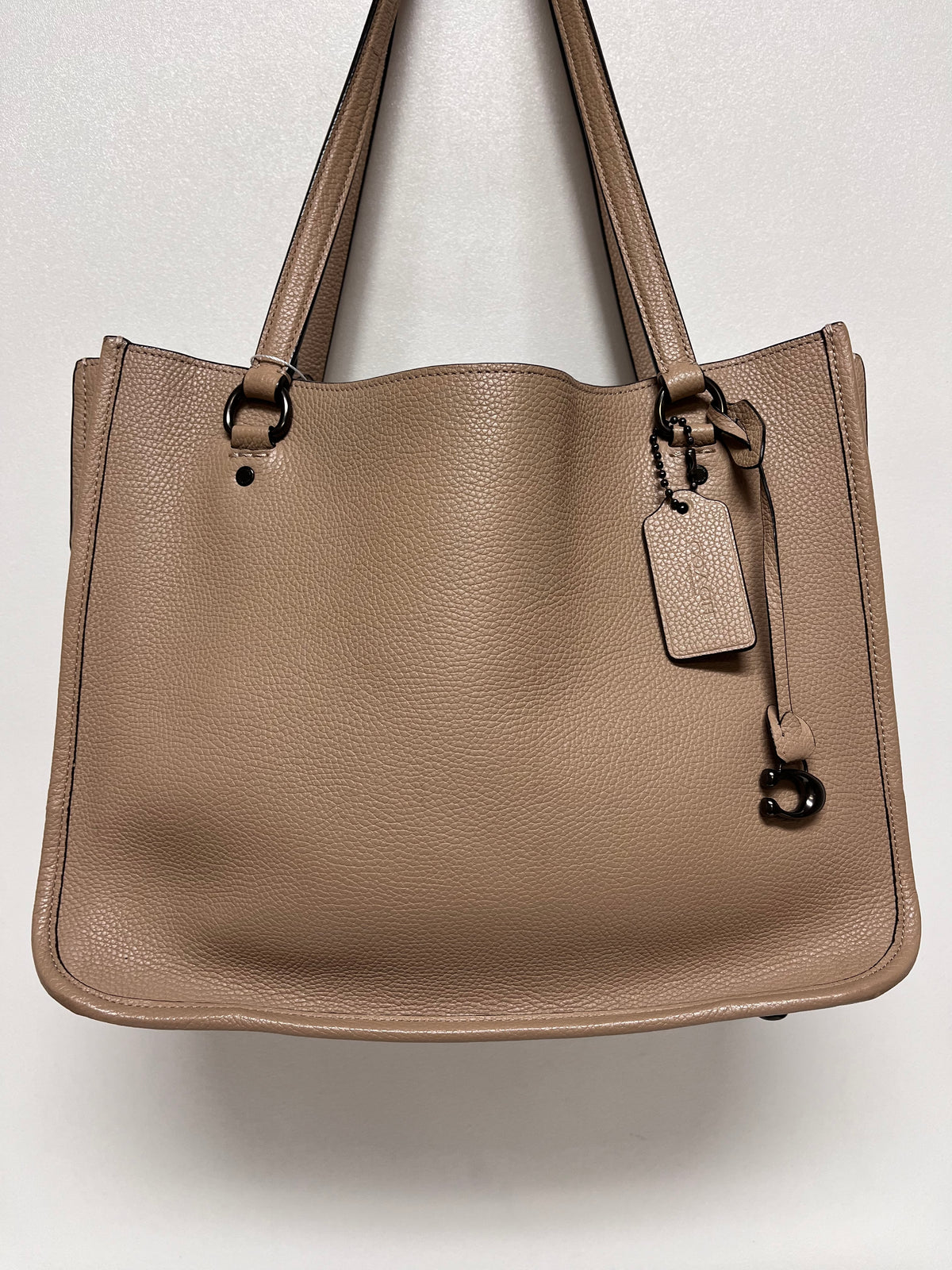 Coach Handbag Beige Tyler Carryall 2020 (missing crossbody strap) C2273