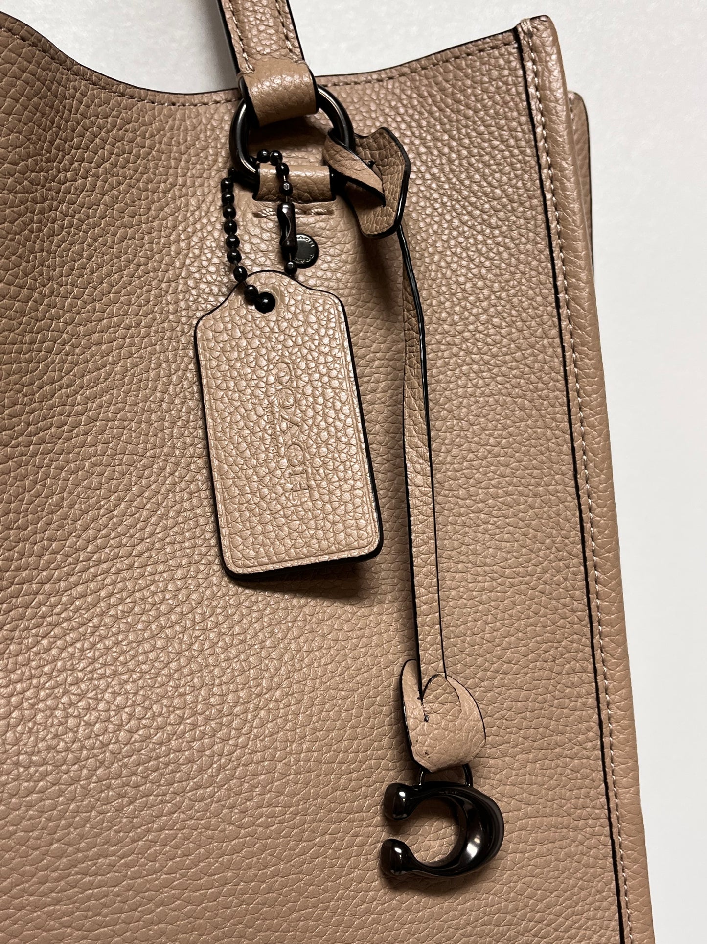 Coach Handbag Beige Tyler Carryall 2020 (missing crossbody strap) C2273