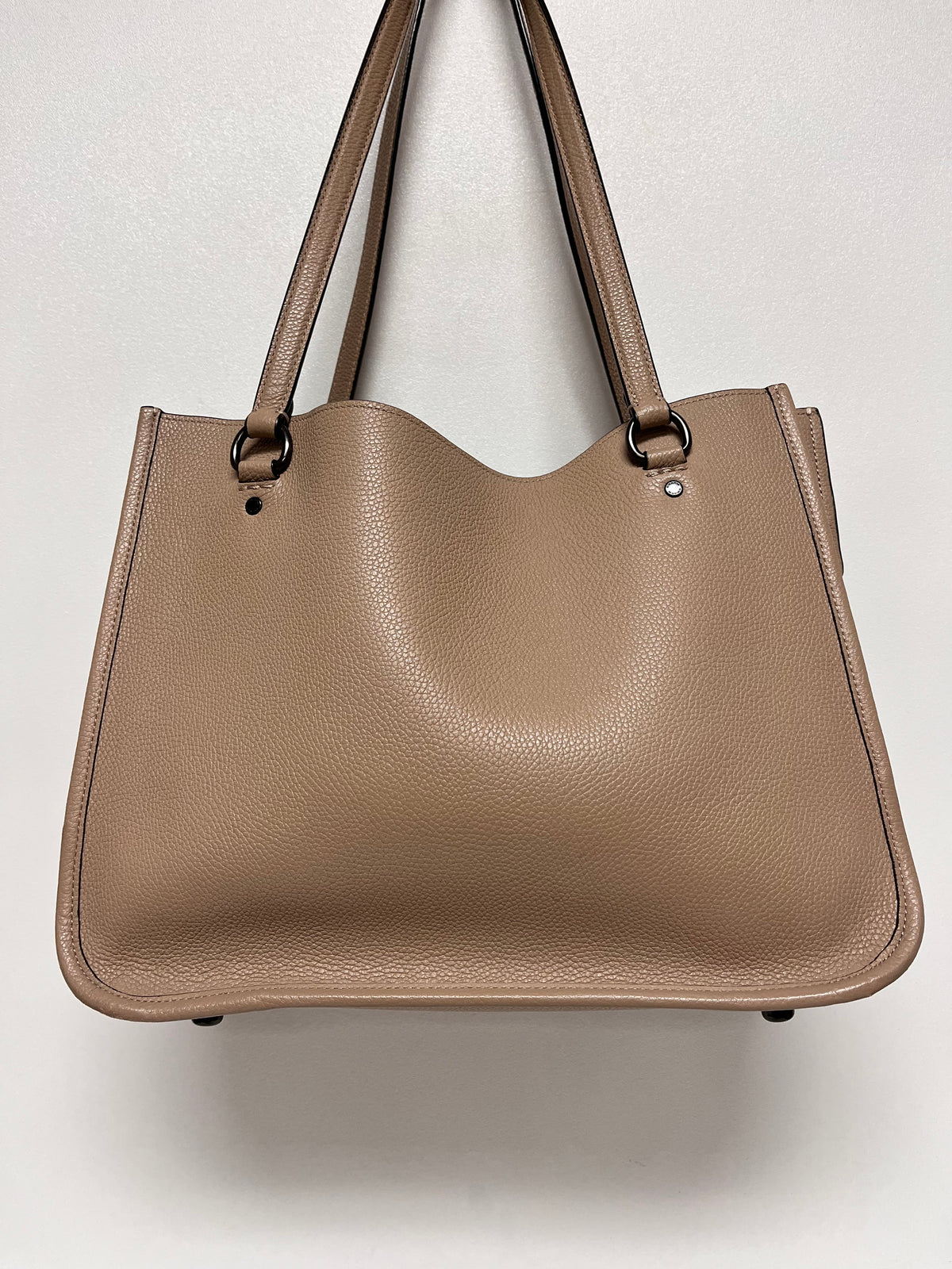 Coach Handbag Beige Tyler Carryall 2020 (missing crossbody strap) C2273
