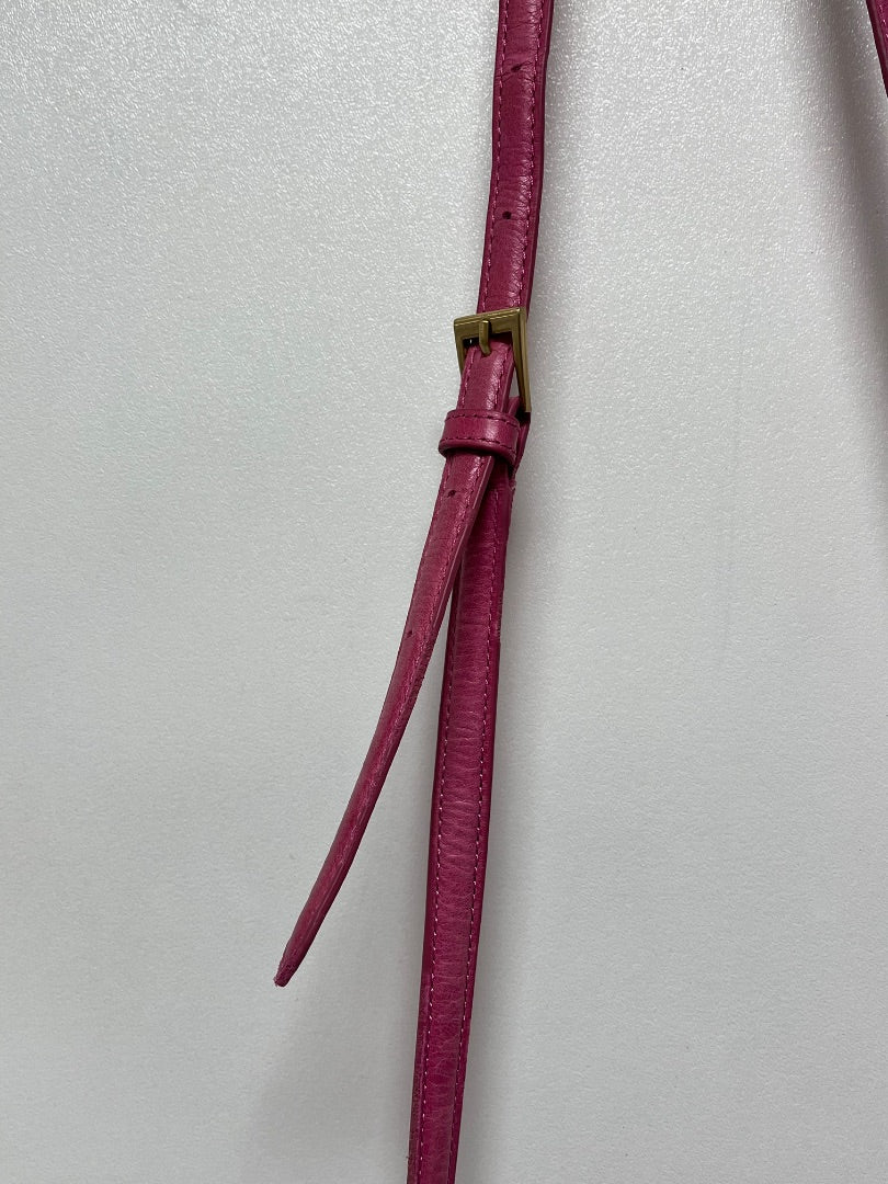 HOBO Crossbody Pink Leather Clutch