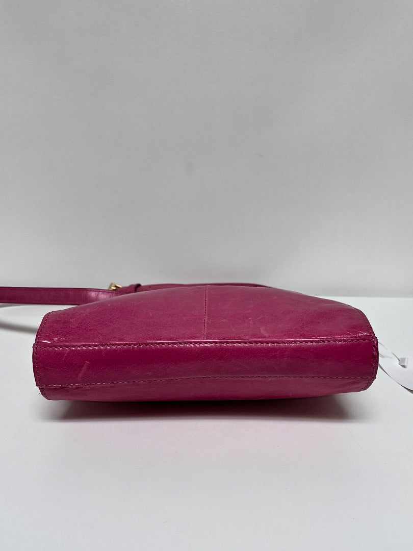 HOBO Crossbody Pink Leather Clutch