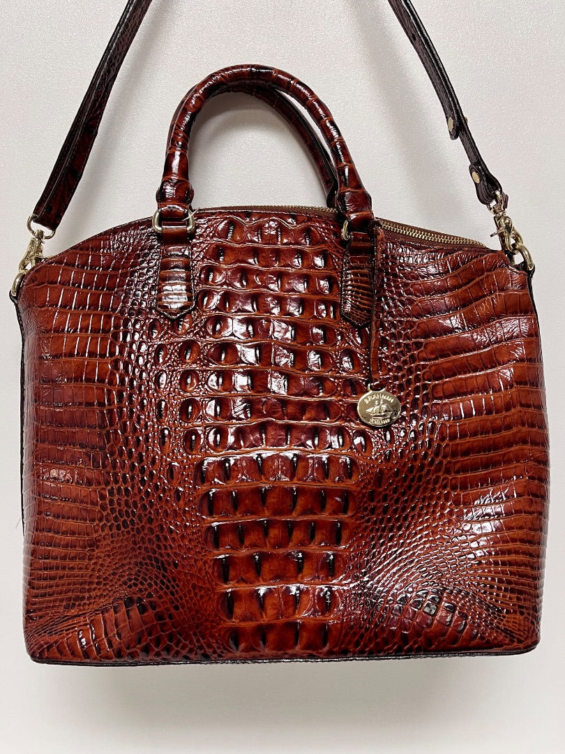 Brahmin Handbag  Duxbury Satchel Pecan Melbourne