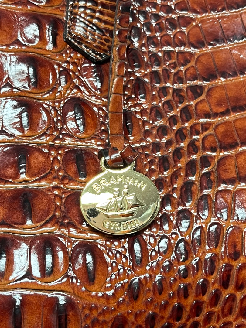 Brahmin Handbag  Duxbury Satchel Pecan Melbourne