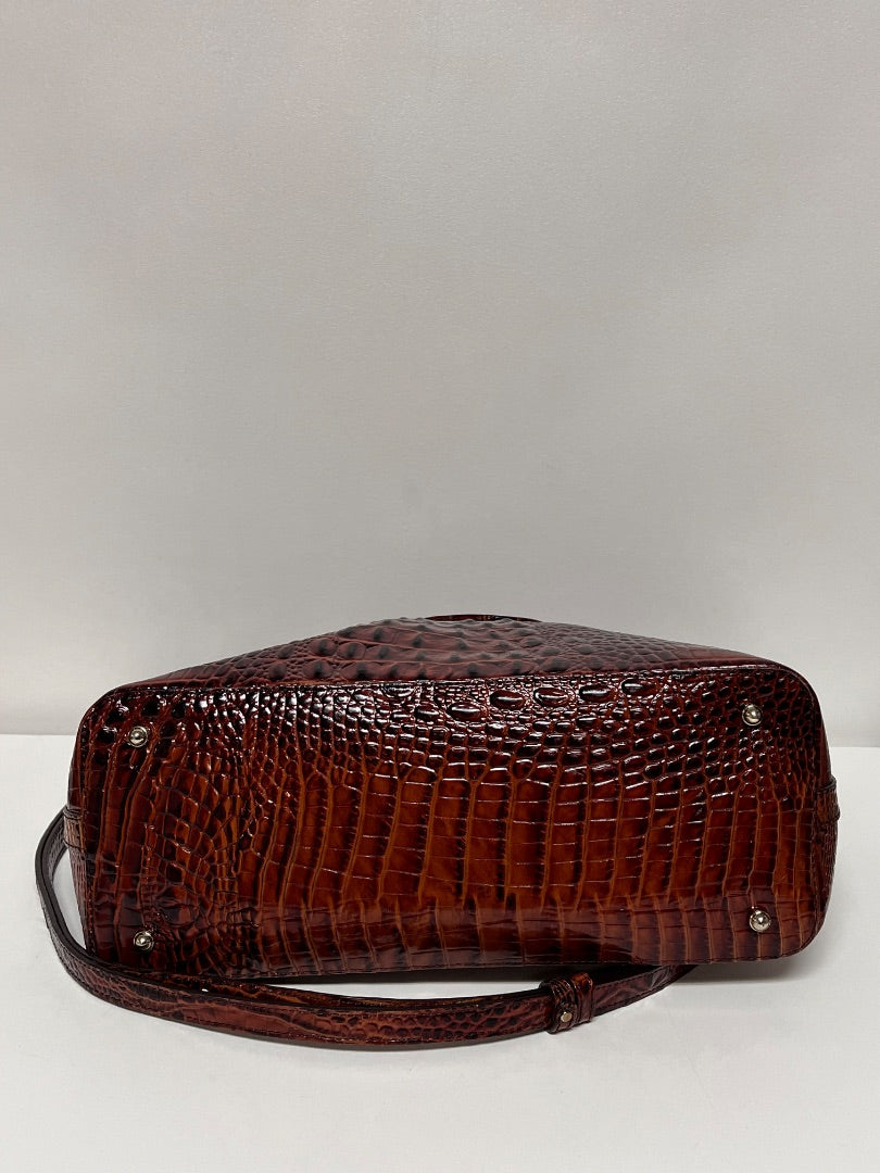 Brahmin Handbag  Duxbury Satchel Pecan Melbourne