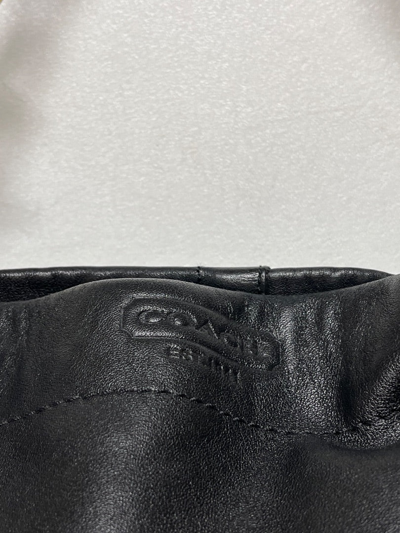 Coach Handbag Black Carly Hobo Vintage 2007 Brass 10615