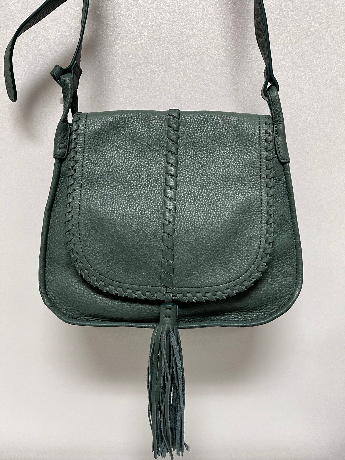 HOBO Crossbody Green Brio Tassel