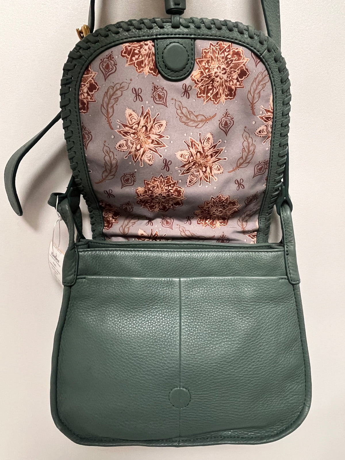 HOBO Crossbody Green Brio Tassel