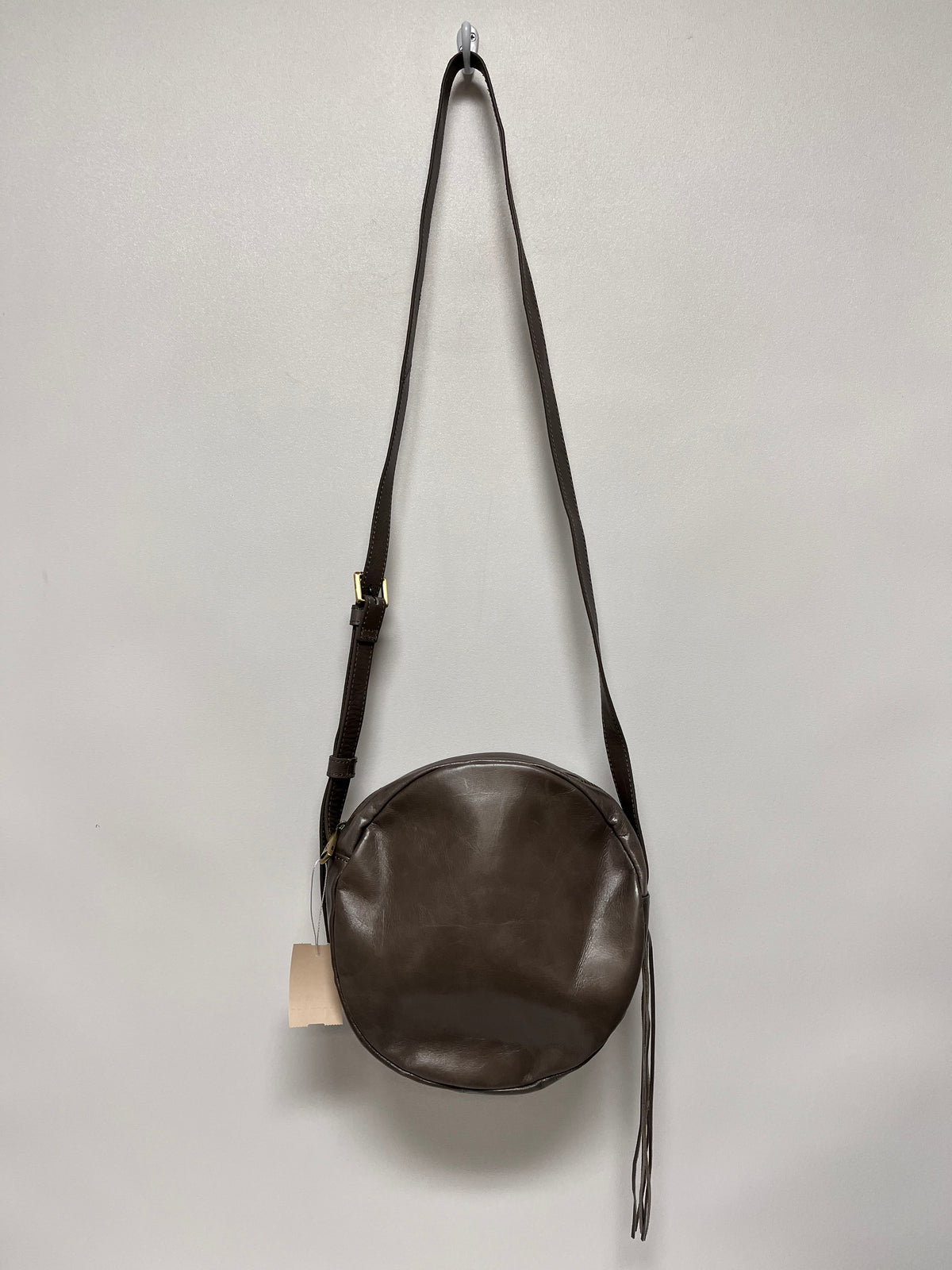 HOBO Crossbody Gray Cement Round Union