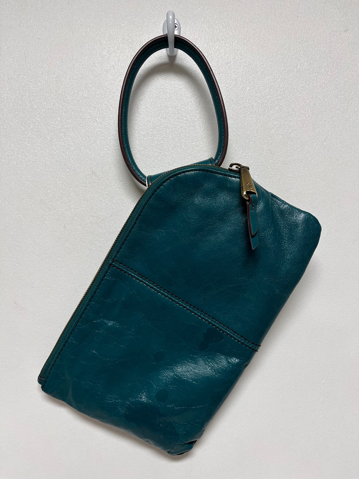 HOBO Wristlet Teal Sable Clutch (as is)