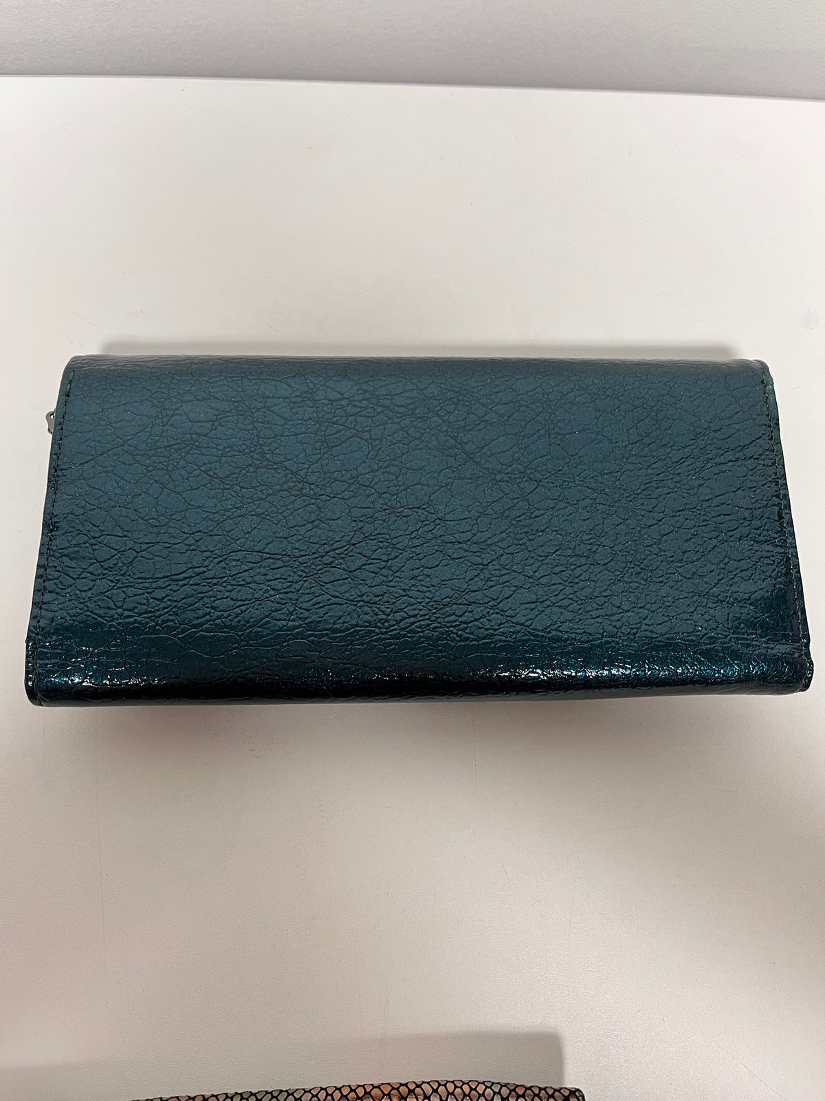 HOBO Wallet Green Rachel Continental Spruce Patent