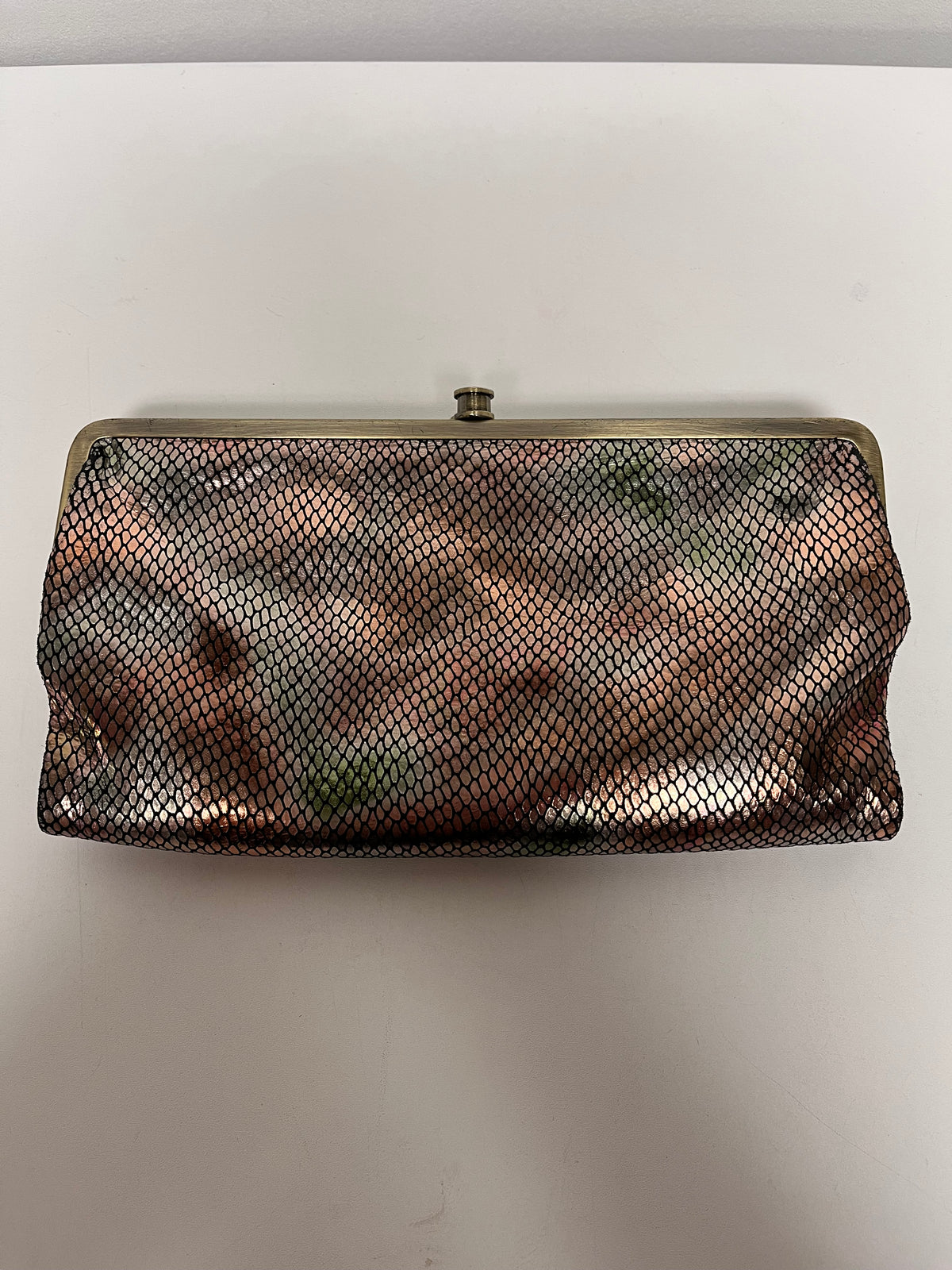 HOBO Wallet Copper Lauren Shimmering Snakeskin