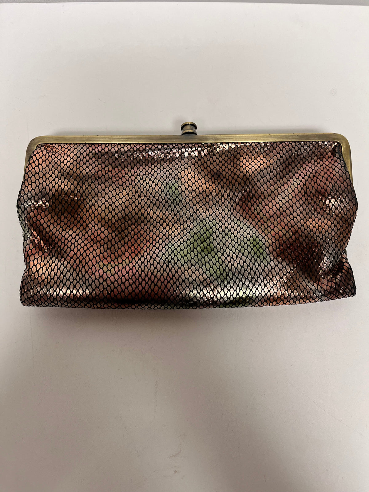 HOBO Wallet Copper Lauren Shimmering Snakeskin