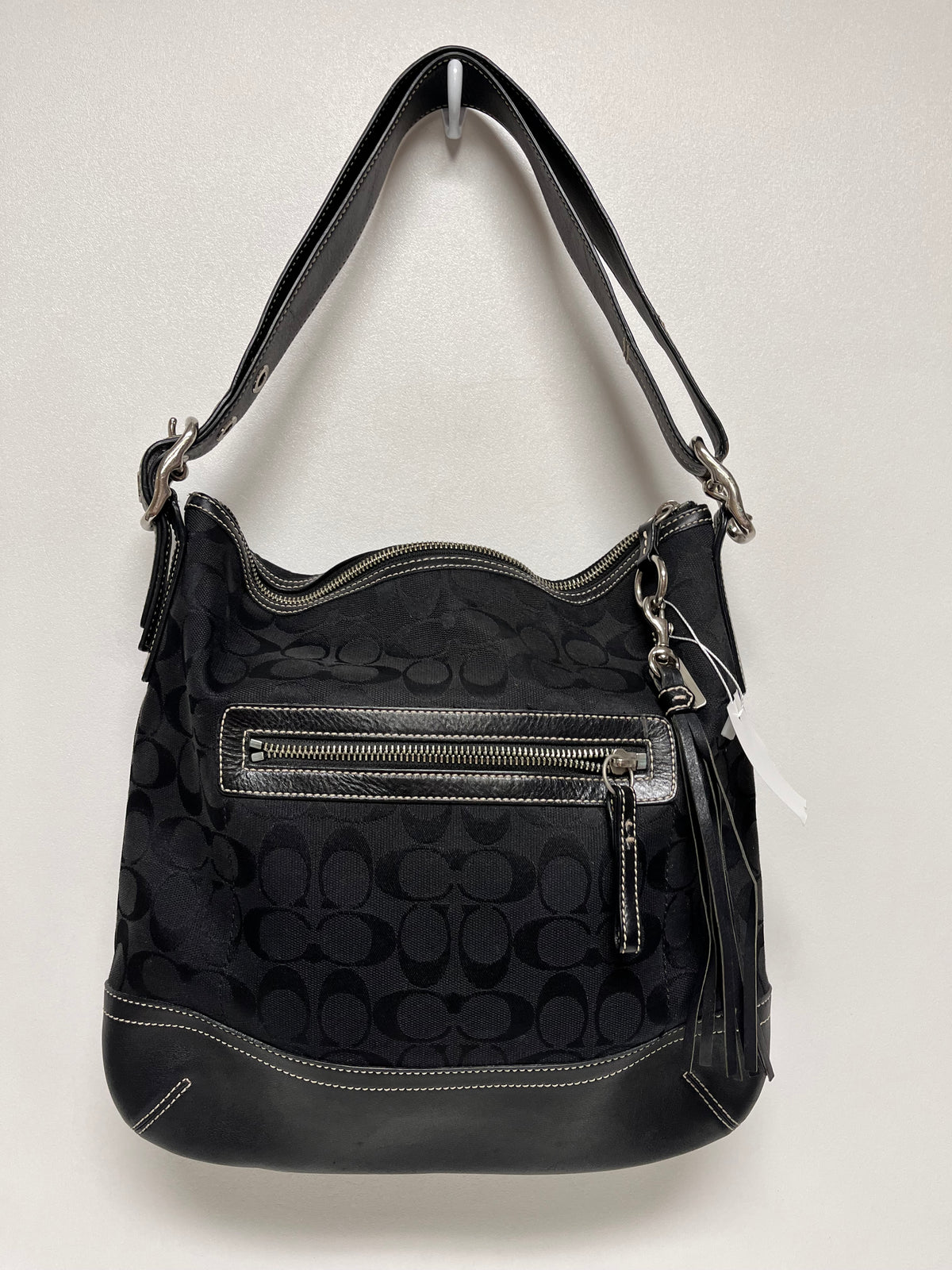 Coach Handbag Black Soho Signature Vintage 2004 Y2K