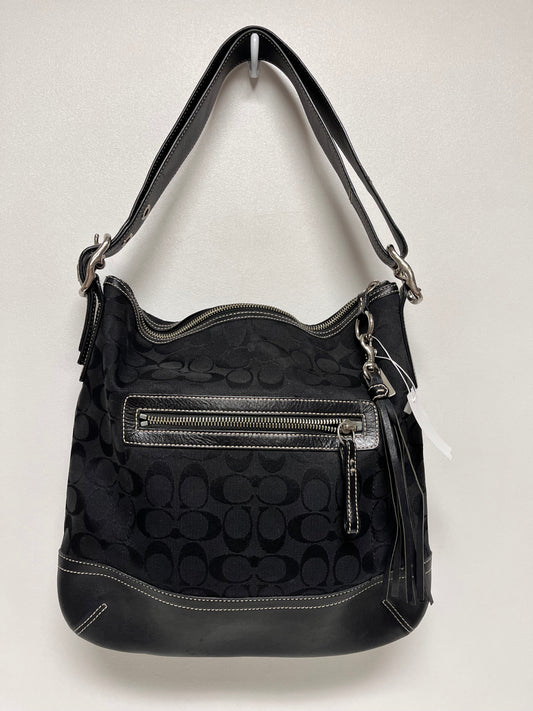 Coach Handbag Black Soho Signature Vintage 2004 Y2K