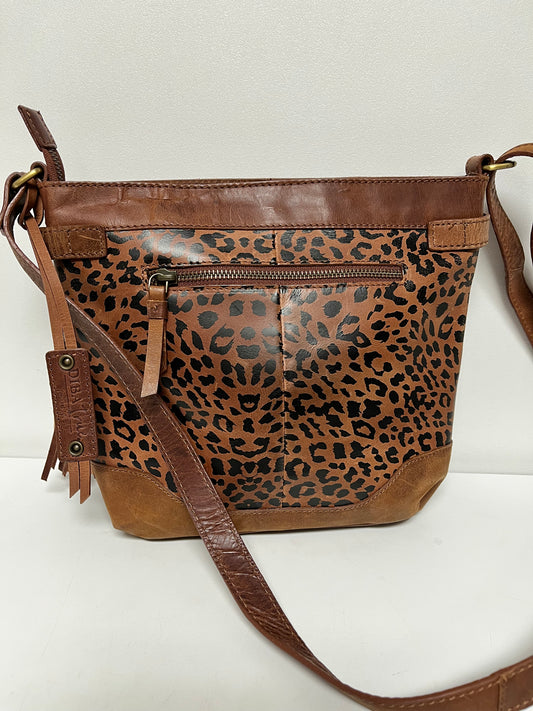 Diba True Handbag Brown Leopard Leather