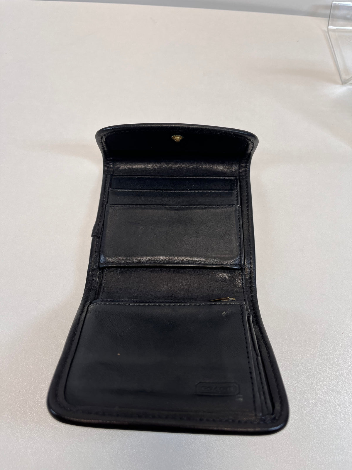 Coach Wallet Black Vintage Multifunction