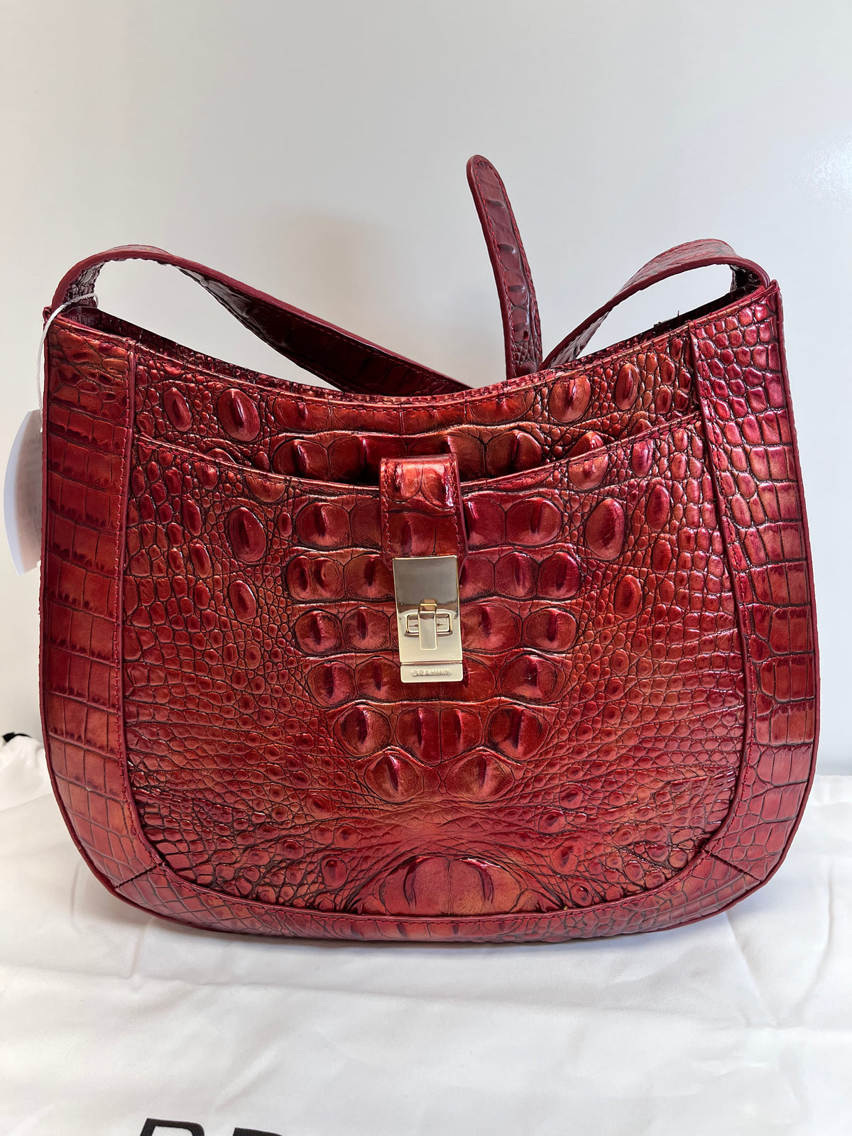 Brahmin Crossbody Red Small Johanna Chili Melbourne