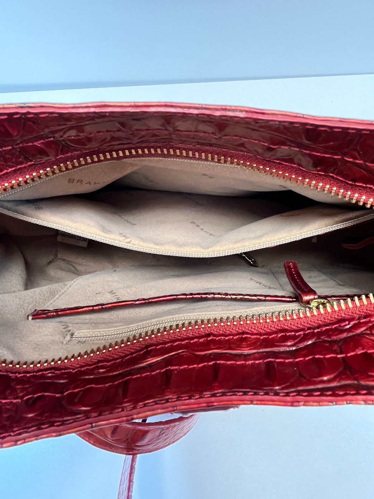 Brahmin Crossbody Red Small Johanna Chili Melbourne