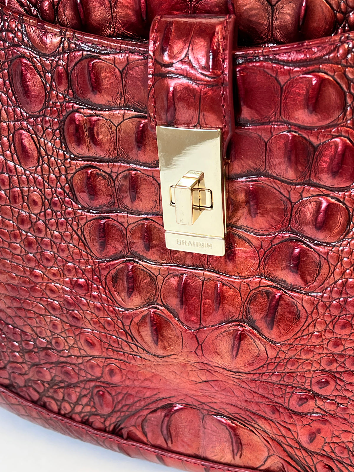 Brahmin Crossbody Red Small Johanna Chili Melbourne