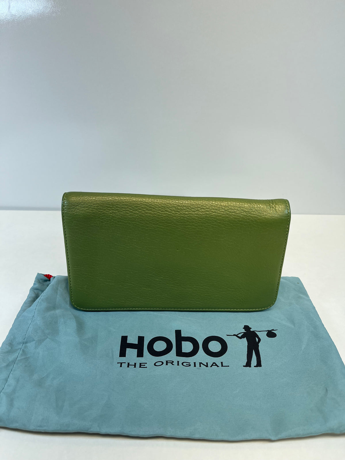 Hobo Wallet Green Vintage Turnlock Y2K
