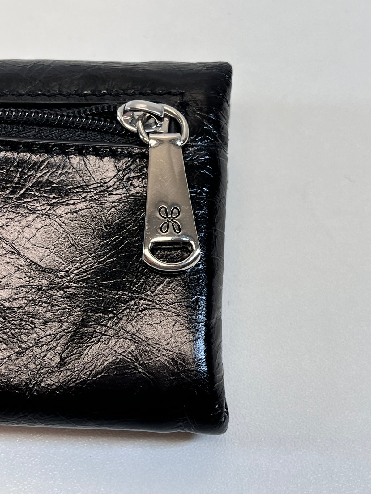 HOBO Wallet Black Small Keychain