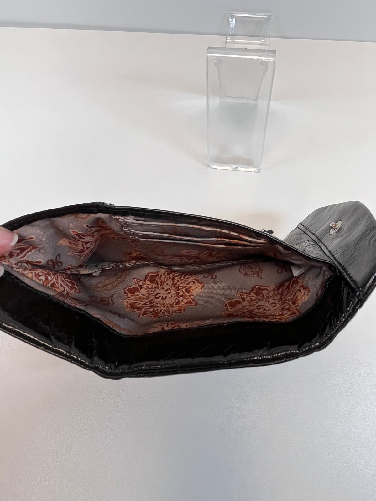 HOBO Wallet Black Small Keychain