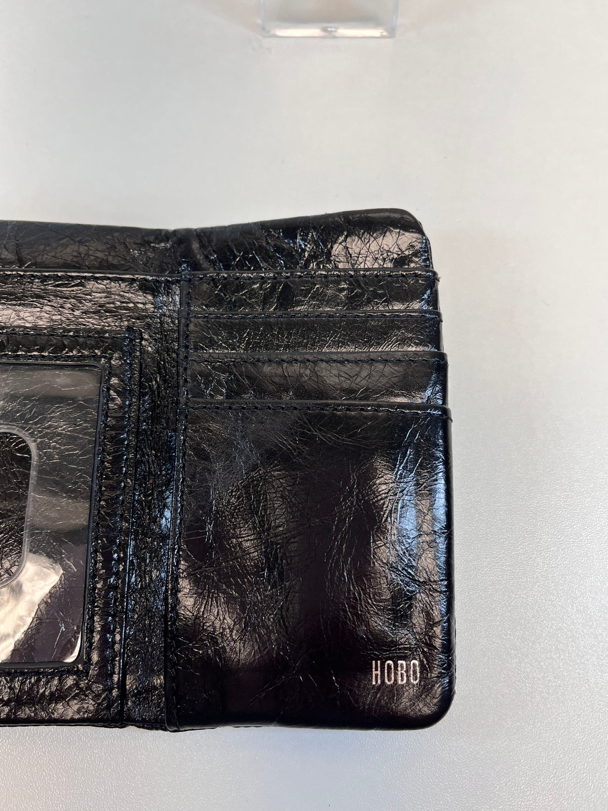 HOBO Wallet Black Small Keychain