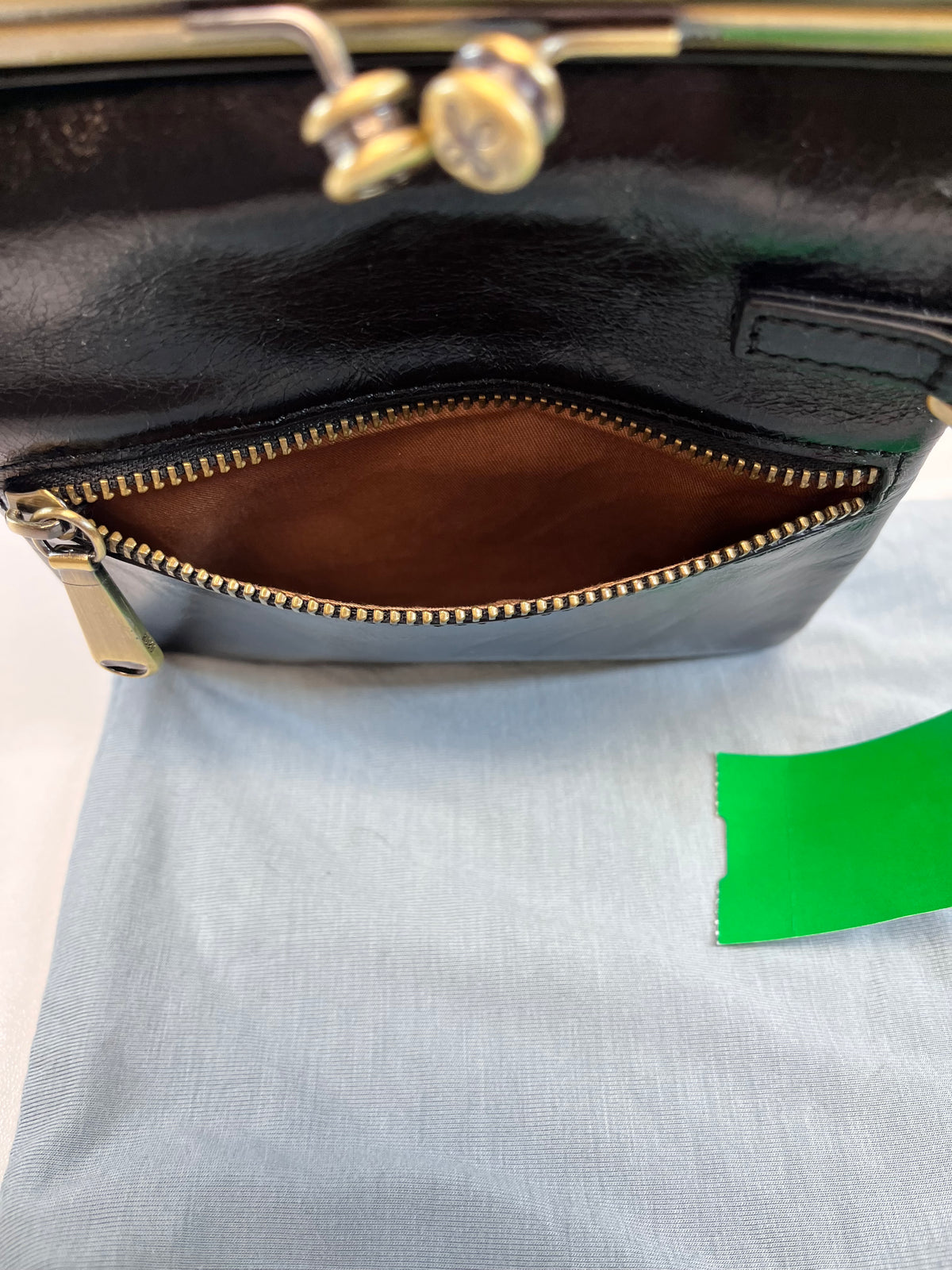 HOBO Wallet Black Ross Wristlet (no strap)