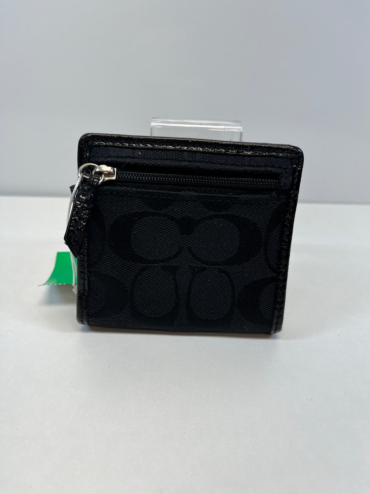 Coach Wallet Black Bifold Signature Y2K