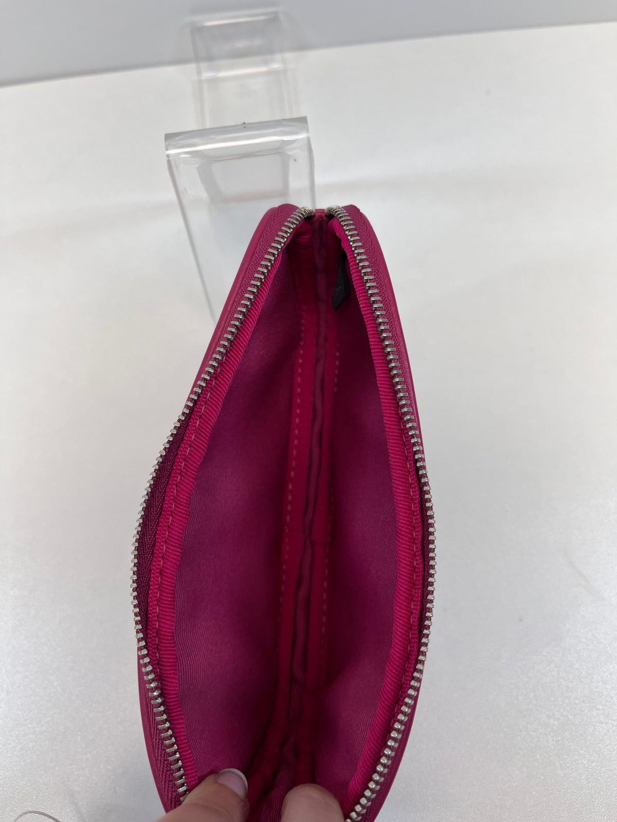 Coach Glasses Case Fuscia Pink Soft Zip
