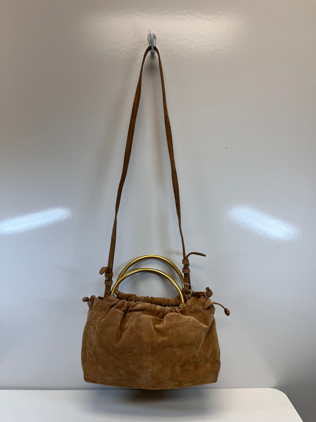 Zara Handbag Brown Suede