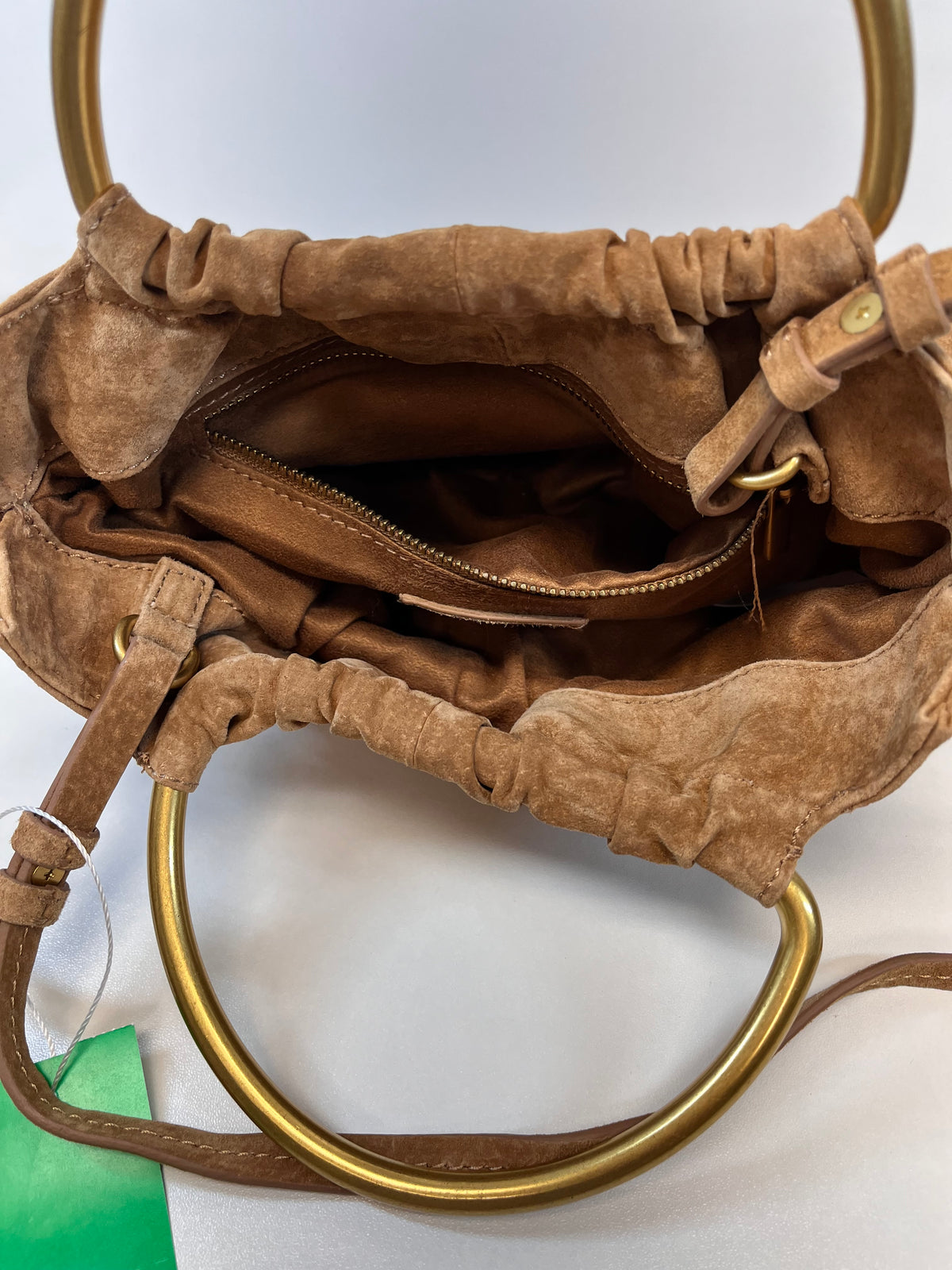 Zara Handbag Brown Suede
