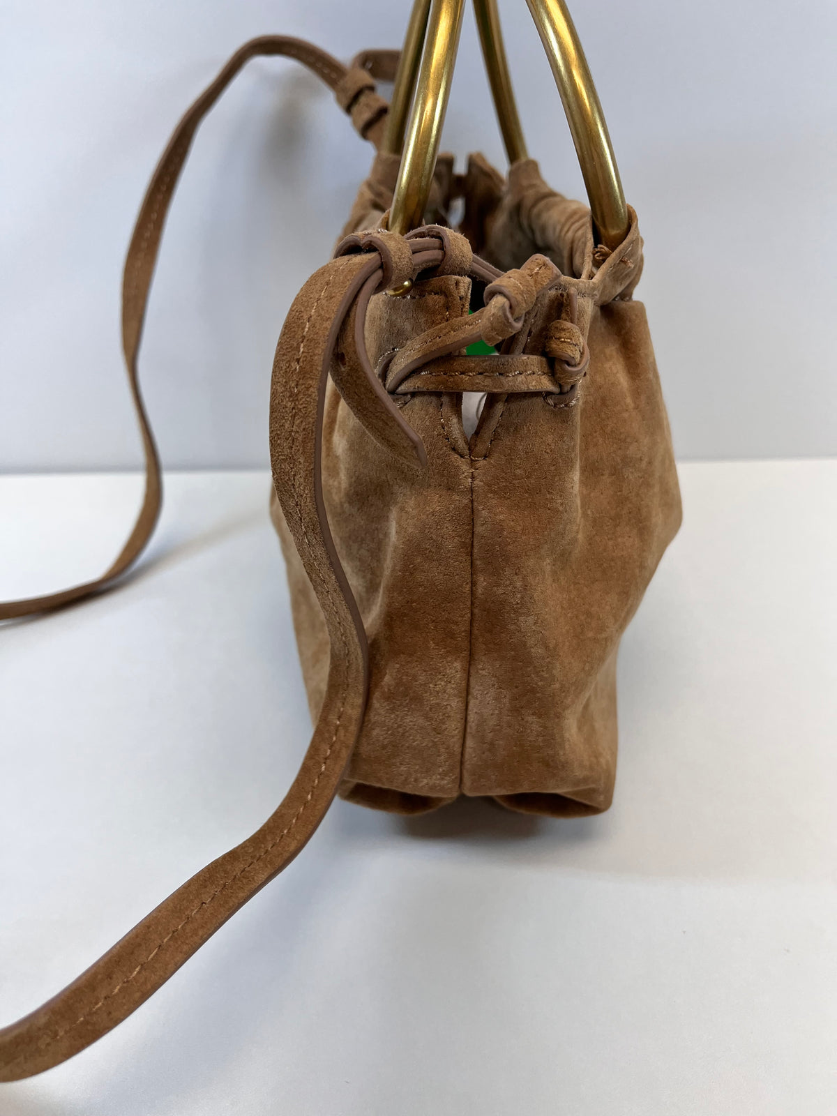 Zara Handbag Brown Suede