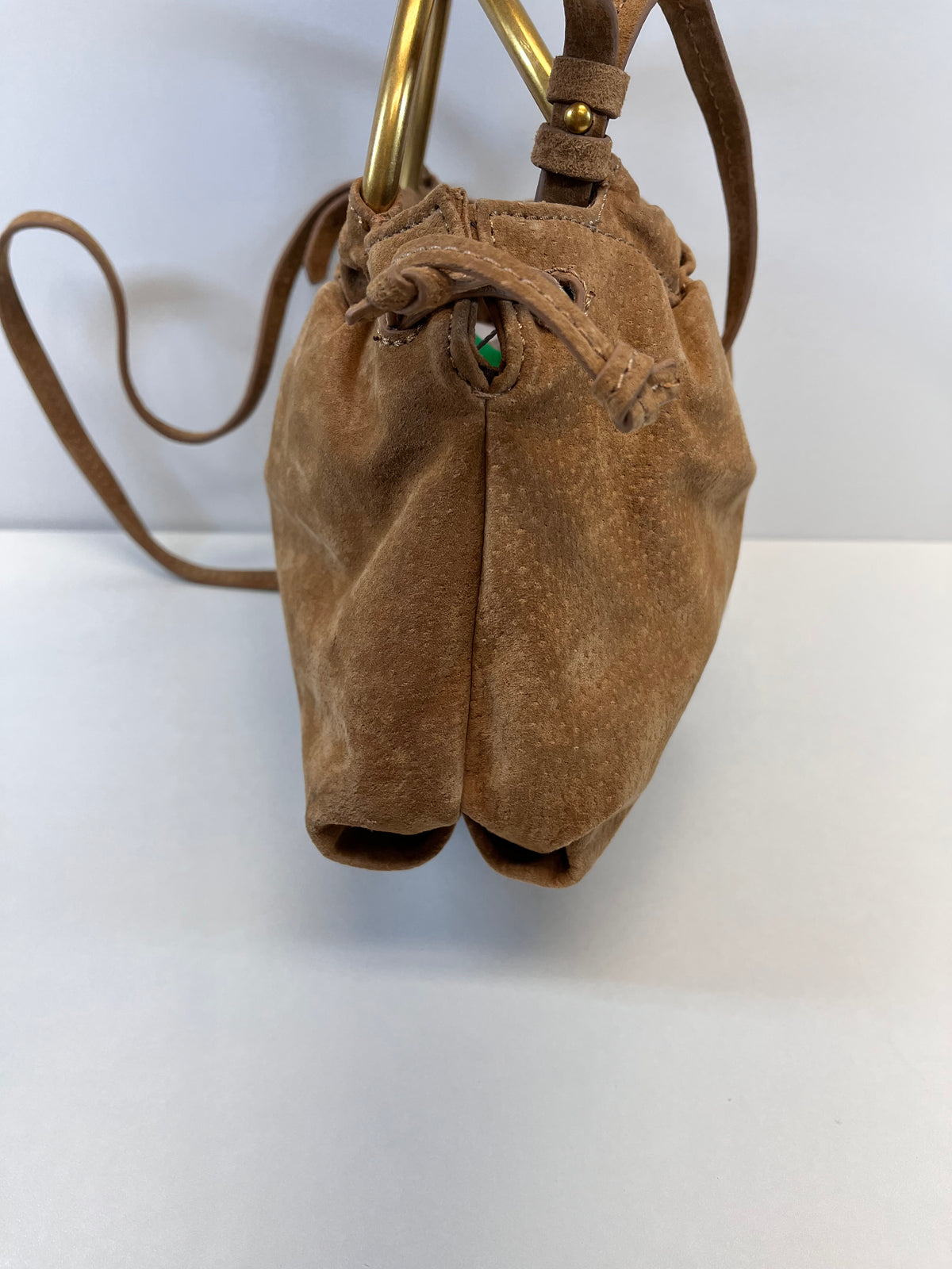 Zara Handbag Brown Suede