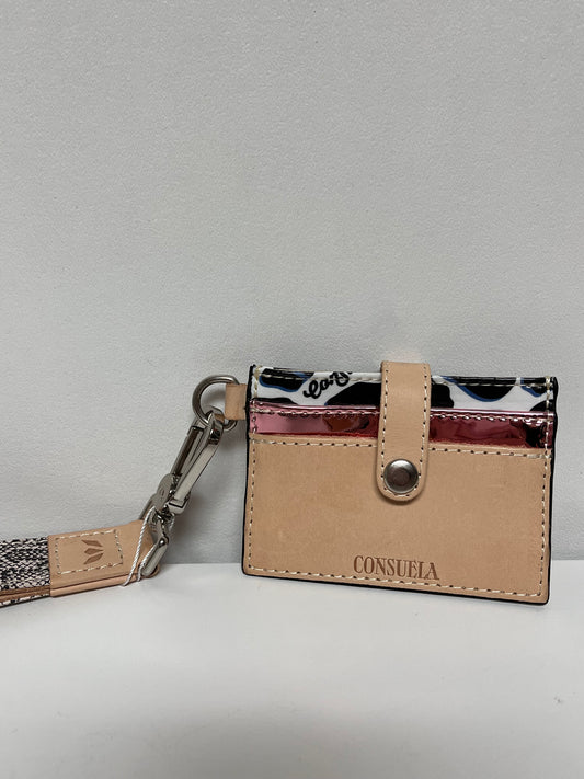 Consuela Wristlet  Sally Combi Card Holder & Strap Missing Zipper Pouch
