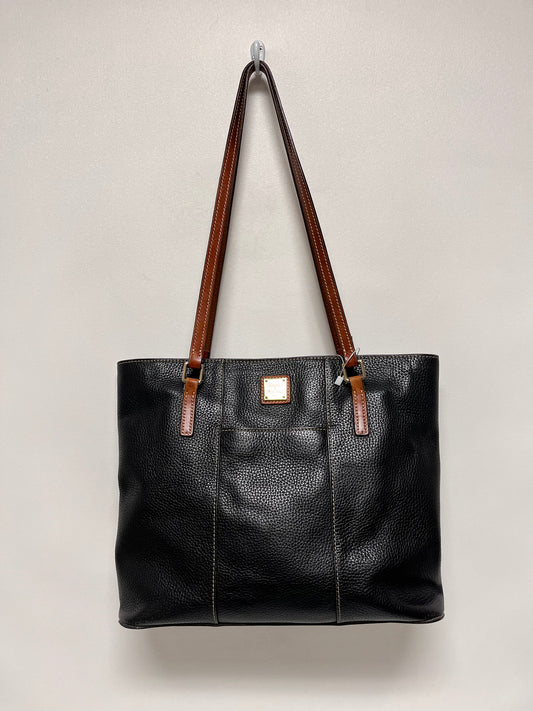 Dooney & Bourke Handbag Black Pebble Lexington Shopper (as is: corners)