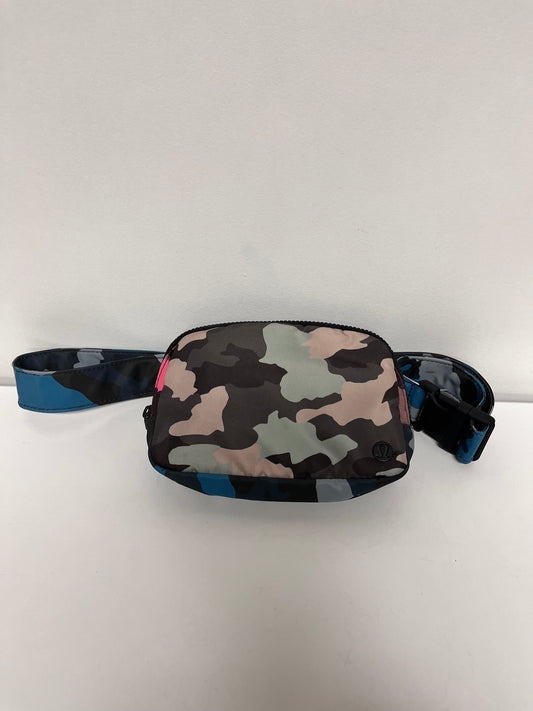 Lululemon Belt Bag Gray & Blue Camo