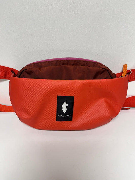Cotopaxi Belt Bag Orange, Brown, & Purple 2L Hip Pack