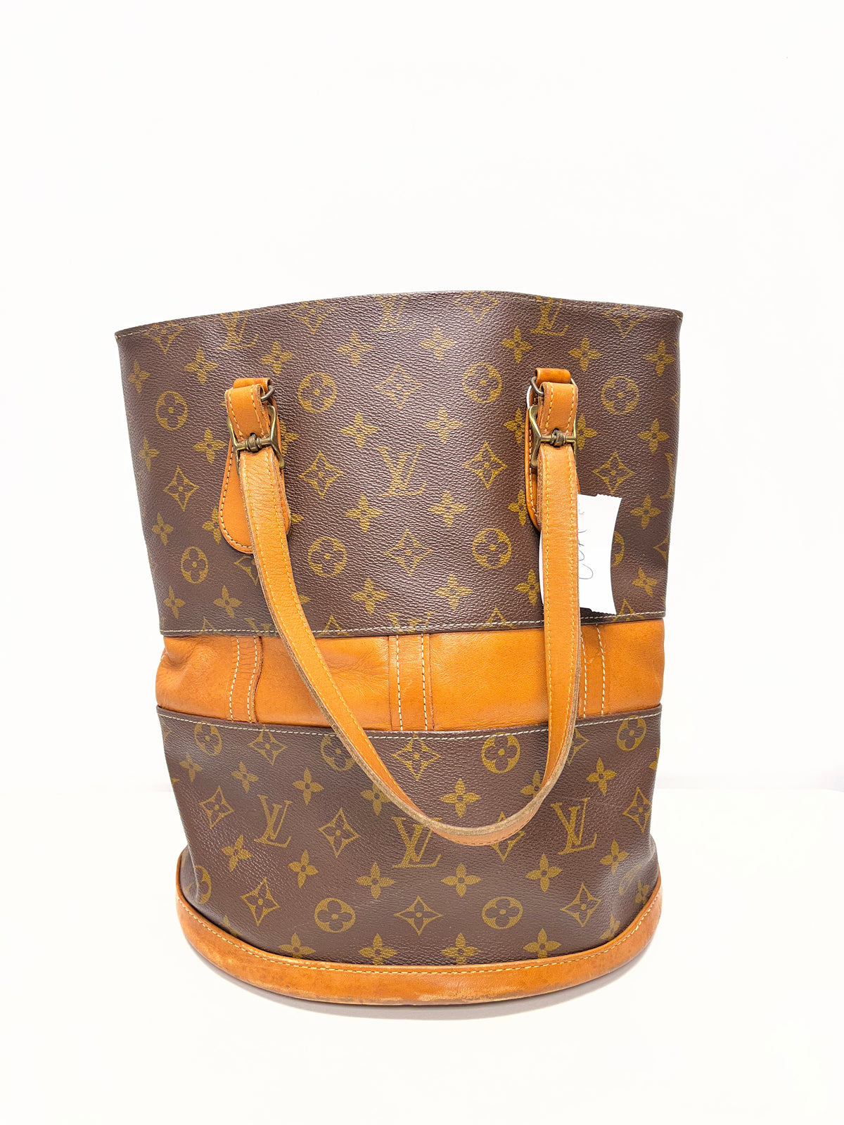 Louis Vuitton Brown Monogram Vintage Bucket Bag 1970/1980