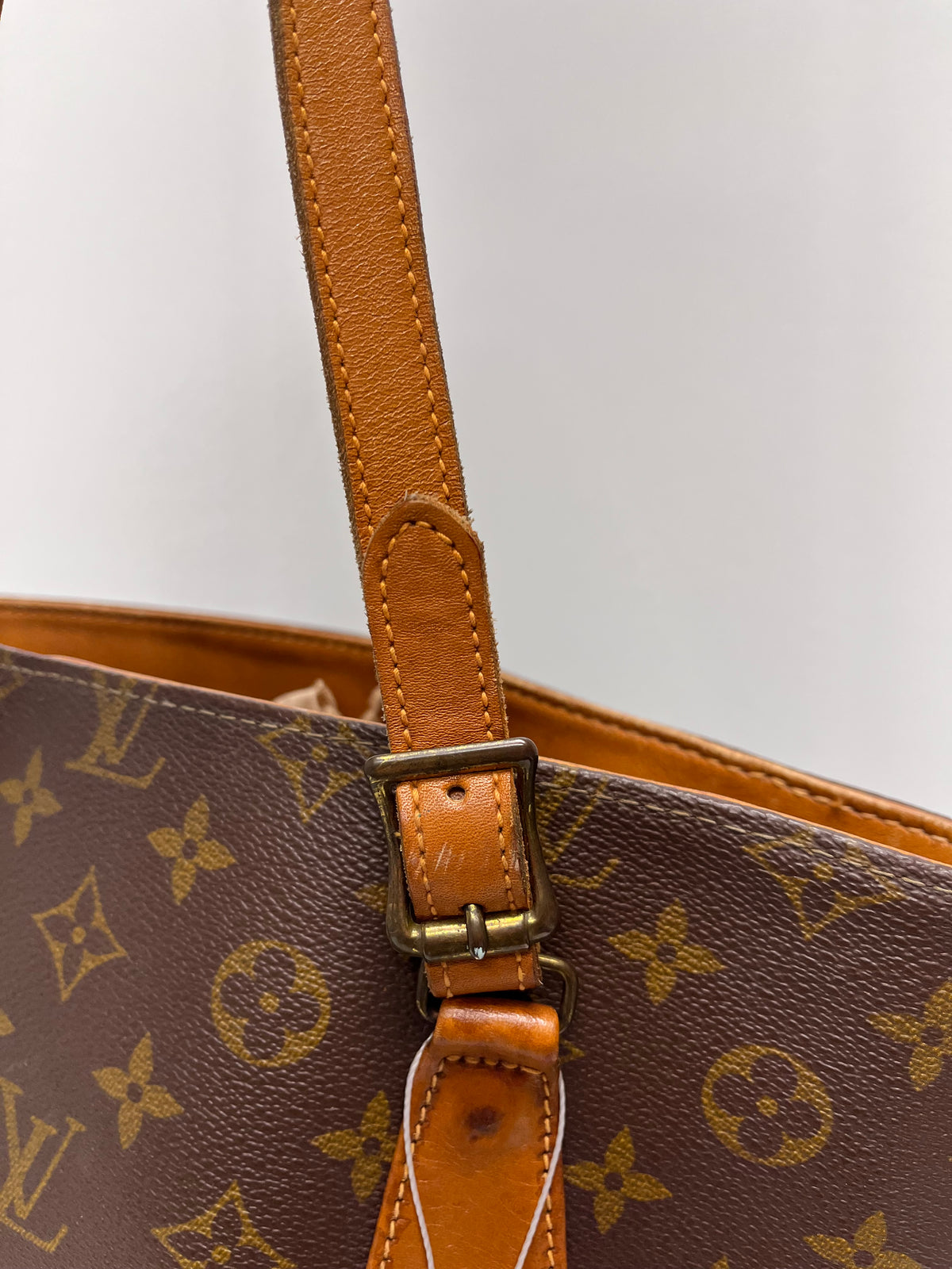 Louis Vuitton Brown Monogram Vintage Bucket Bag 1970/1980