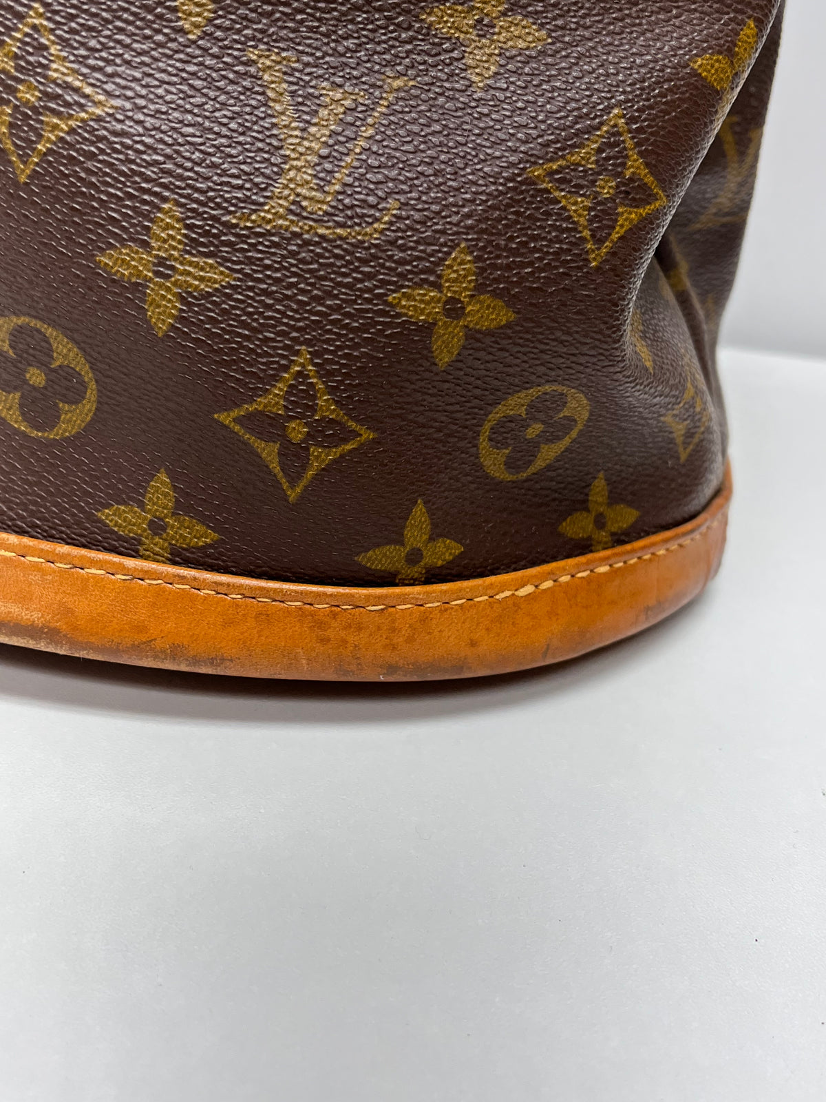 Louis Vuitton Brown Monogram Vintage Bucket Bag 1970/1980