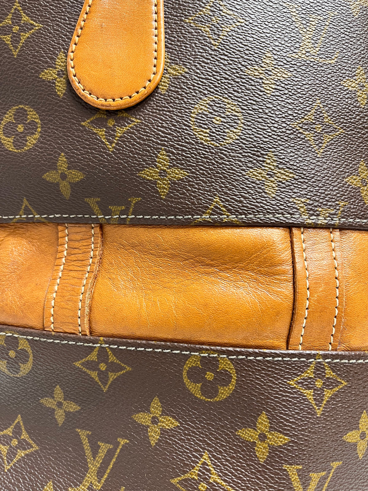 Louis Vuitton Brown Monogram Vintage Bucket Bag 1970/1980